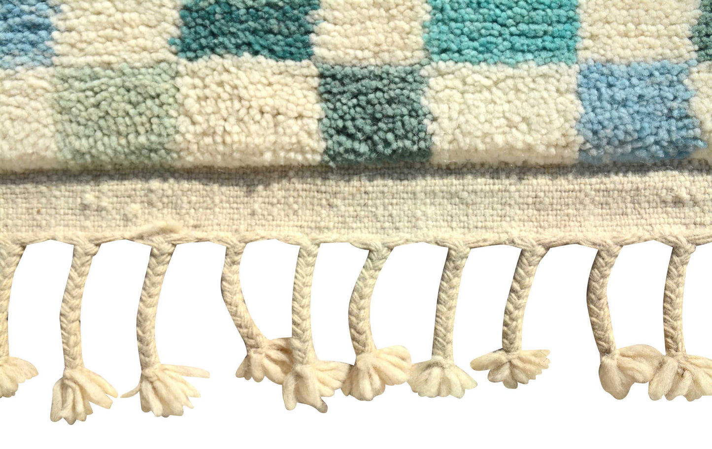 Cool Check Accent Rug