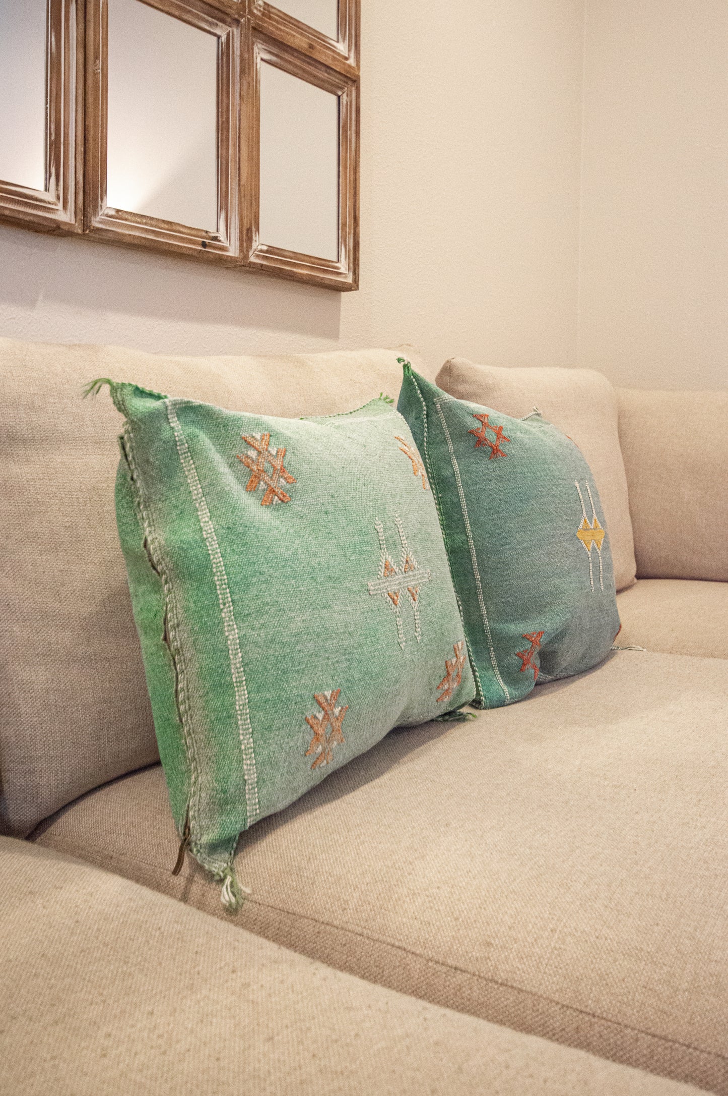 Square Cactus Silk Pillowcase