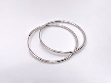 Load image into Gallery viewer, Medium Sterling Hoops
